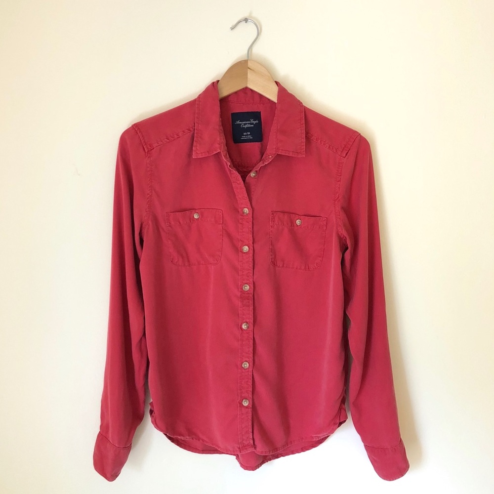 American Eagle button down